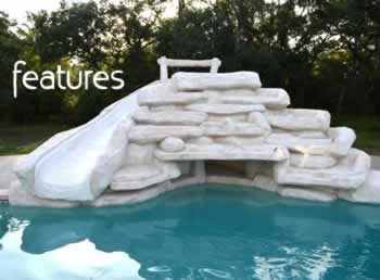 We build interesting swimming pool features