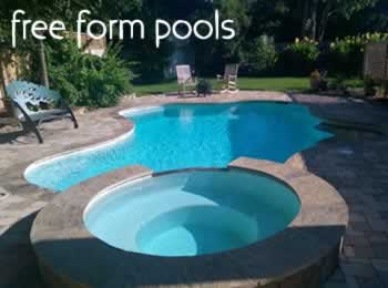 We build beautiful free form pools
